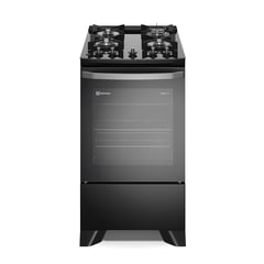 ELECTROLUX - Cocina a Gas 4 Hornillas FE4GP Negro