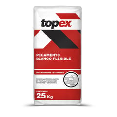 TOPEX - Pegmento Blanco Flexible 25kg