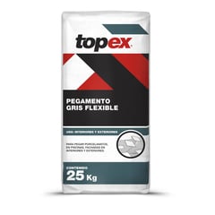 TOPEX - Pegamento Gris Flexible 25kg