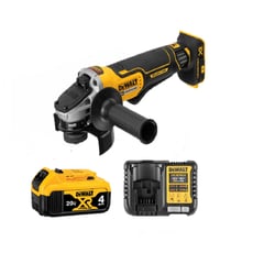 DEWALT - Esmeril Angular Inalámbrico 20V DCG413B-K3 + Batería 4Ah + Cargador