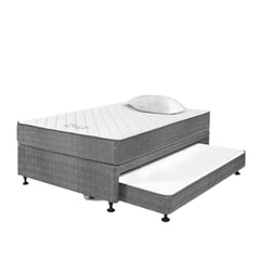 PARAISO - Cama Diván 1.5 Plazas + Almohada + Protector