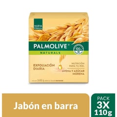 PALMOLIVE - Jabón Avena y Azúcar 3x110gr