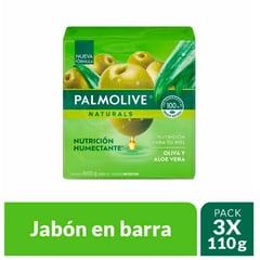 PALMOLIVE - Jabón Aloe y Oliva 3x110gr