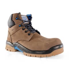 SANDDER TNT - Zapatos de Seguridad Punta de Acero Unisex Leonidas Hidrofugados Marrón T40