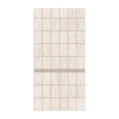 ETERNIT - Simplísima Placa Decorativa de Fibrocemento 2.40x1.20m Marmol Travertino Beige