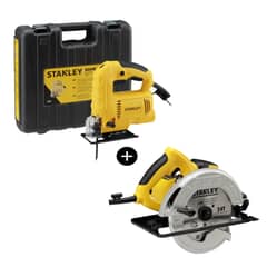 STANLEY - Kit Sierra Caladora 600W SJ60K + Sierra circular 7 1/4" 1600W SC16
