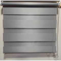 PLASTILISTO - Cortina Roller Zebra Gris 160x160cm