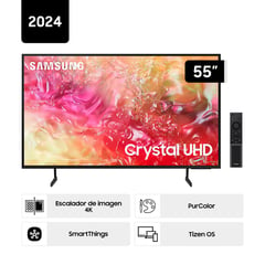 SAMSUNG - Crystal 55" DU7000 Negro