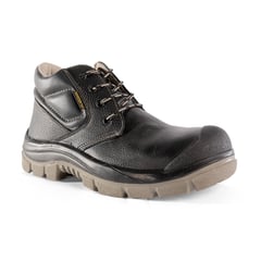 SANDDER TNT - Zapatos de Seguridad Punta de Acero Unisex SS02-525 Basic Montero Negro