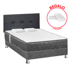 FORLI - Dormitorio Acqua 2 Plazas + 2 Almohadas + Protector