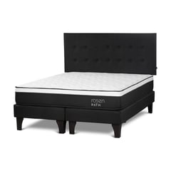 ROSEN - Cama Europea Path Grafito King + Cabecera West