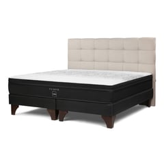 ROSEN - Cama Europea Tempo Queen Issey Niebla