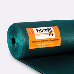 FIBRAFIL - Rollo Malla Raschel 80% Negro/Verde 4.20m x 100m