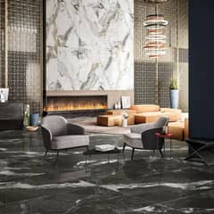 undefined - Porcelanato Enigmatic Black Pulido 60x120cm 2.16m2
