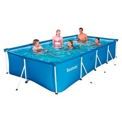 BESTWAY - Piscina Estructural 400x211x81cm Rectangular 5700 litros