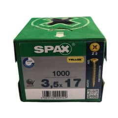 SPAX - Tornillo para Madera Aglomerada 35x17 x1000 unidades
