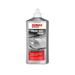 SONAX - Cera para Autos Polish + Wax Color Plata 500 ml