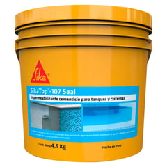 SIKA - Revestimiento Impermeable para tanques y cisternas top-107 Seal Gris x 4.5kg