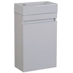 SENSI DACQUA - Mueble de Baño Vanitorio Compact Blanco + Inodoro One Piece Vinciny Blanco