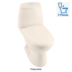 CORONA - WC Inodoro Dos Piezas Ecoclean Bone