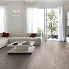 HOLZTEK - Piso Laminado Oak Mate Gris AC4 8mm 19.4x128.6cm 1.99m2