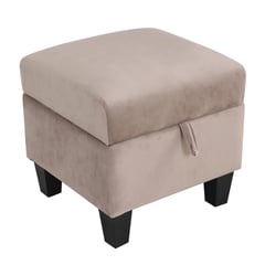 JUST HOME COLLECTION - Puff Ottoman con Alamacenamiento