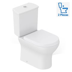 ROCA - WC Inodoro Dos Piezas Atis Blanco Mate