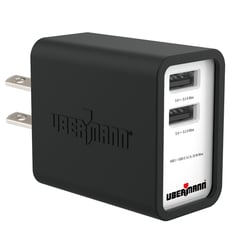 UBERMANN - Cargador USB 2 de Pared