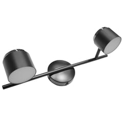 JUST HOME COLLECTION - Barra LED Kivu 2 Luces Negro