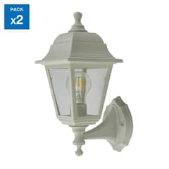 JUST HOME COLLECTION - Farol Muro Claro 1L E27 Blanco