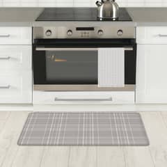 JUST HOME COLLECTION - Limpiapiés Rectangular Stella Plaid 53x99cm Gris