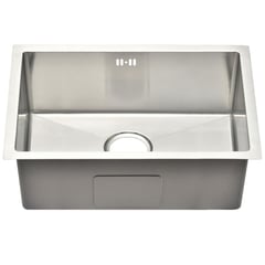 SENSI DACQUA - Lavadero de Cocina Acero Inoxidable 1 Poza 45x58cm