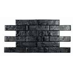 PAMESA - Porcelanato Brickwall Negro 7x28cm 0.53m2