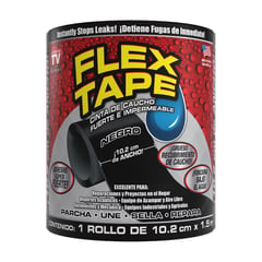 FLEX TAPE - Cinta Sellante Negra 10.2cm x 1.5m