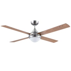 JUST HOME COLLECTION - Ventilador Techo Nickel 2L 4ASP Plateado