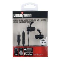 UBERMANN - Audifonos con Cable Tipo C