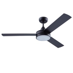 JUST HOME COLLECTION - Ventilador de Techo LED Zaro Negro