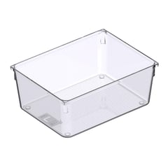 JUST HOME COLLECTION - Caja Multifuncional Transparente 15.2x20.3x8.3cm