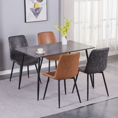 JUST HOME COLLECTION - Juego de Comedor 4 Sillas Smart