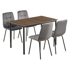 JUST HOME COLLECTION - Juego de Comedor Arty 4 Sillas