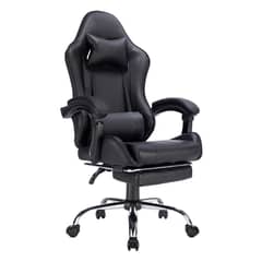 JUST HOME COLLECTION - Silla Gamer Masajeador con Reposapiés Matrix