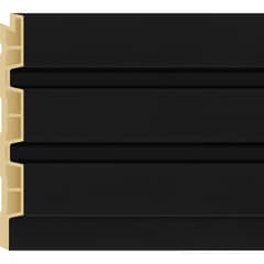 HOLZTEK - WallPanel WPC Negro 12.2x240 cm 0.28m2 Negro