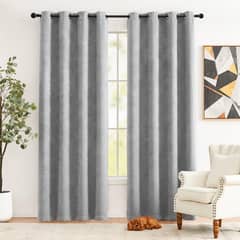 JUST HOME COLLECTION - Cortina Blackout Gris 140x220cm