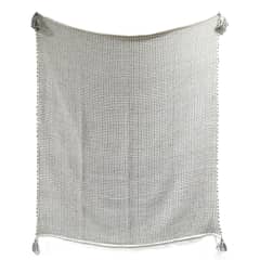 JUST HOME COLLECTION - Manta Texture Gris 130x160cm