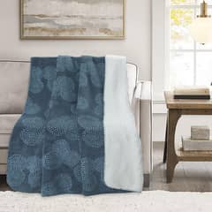 JUST HOME COLLECTION - Manta Sherpa Print Verde 125x150cm