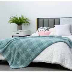 JUST HOME COLLECTION - Manta Sherpa Roll Celeste 125x150cm